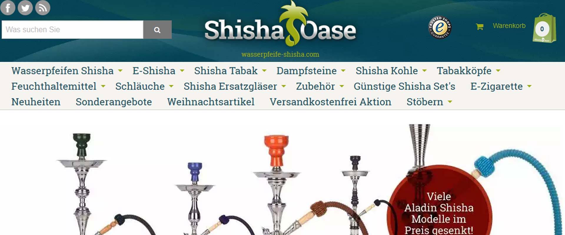 Shisha Oase pixi Descartes Kunde